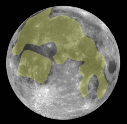 The Jade Rabbit seen on a full moon