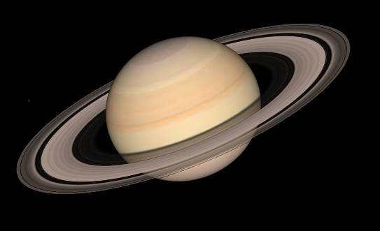 Saturn and rings tonight