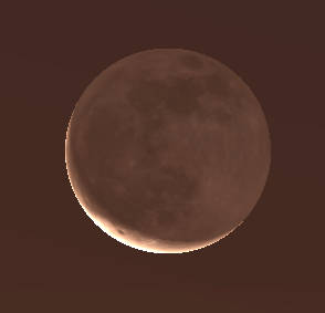 Waning crescent Moon