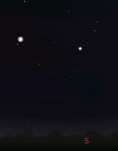 Capricornus w/Jupiter & Saturn finder animation