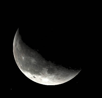 Waning crescent Moon