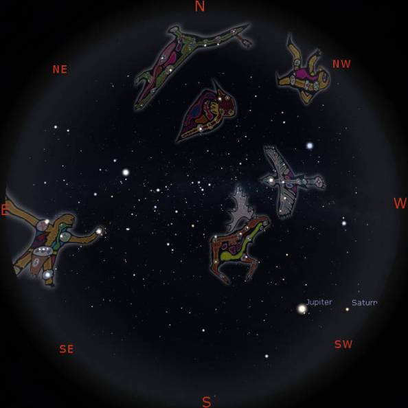 Anishinaabe November Sky