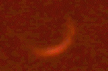 Telescopic view of Venus 4 days before inferior conjunction