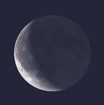 Waning crescent Moon
