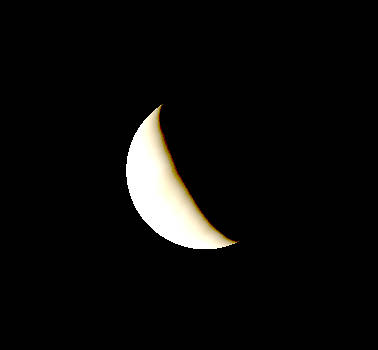 Venus through a telescope
