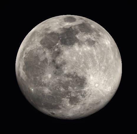 The Moon 2 days before full