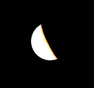 Venus through a telescope