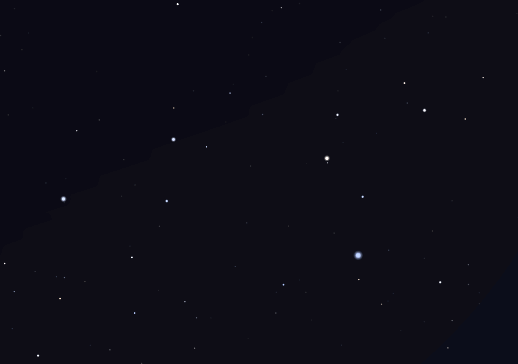 Finder chart for Leo and Regulus