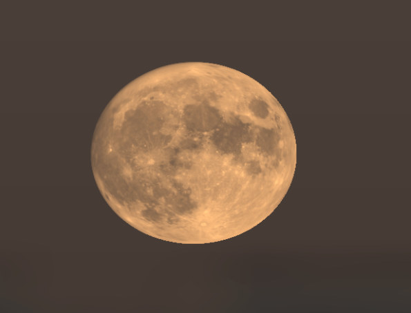 Harvest Moon Rising ala The Harvest Moon rising as seen in StellariumStellarium