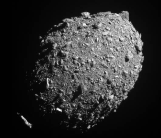 Last frame Dimorphos fit in from DART