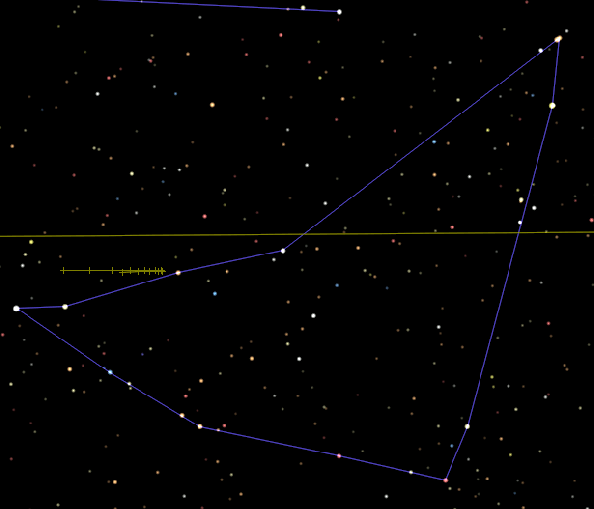 Saturn stationary animation