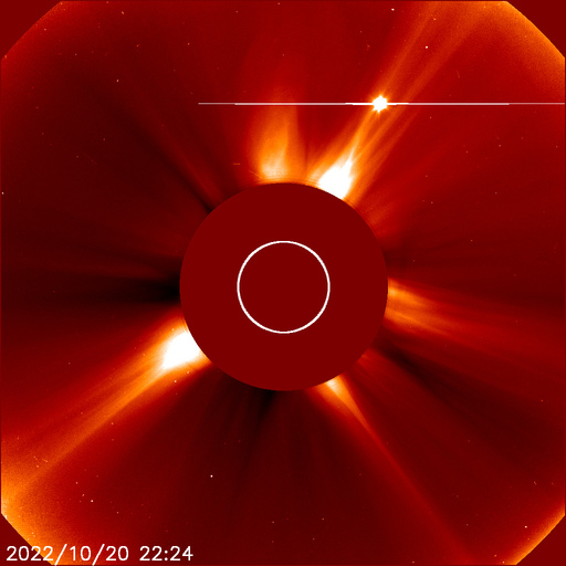 Venus near Superior conjunction- SOHO LASCO C2 Coronagraph