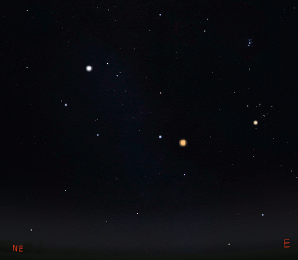 Auriga the charioteer finder animation