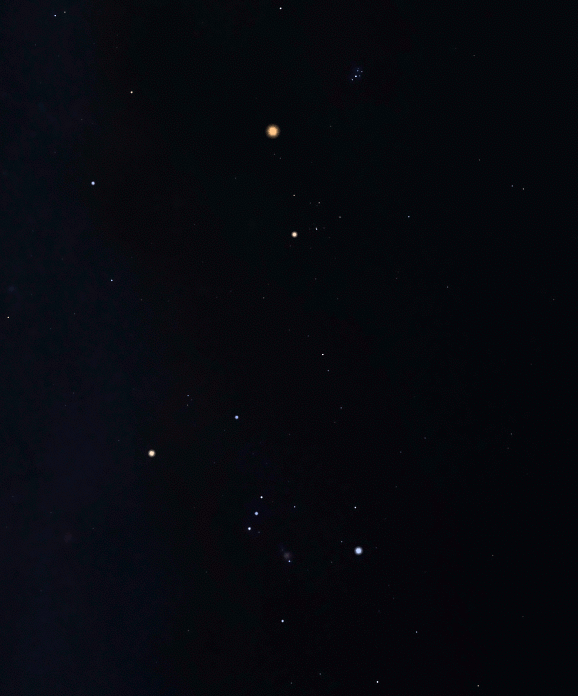 Orion finder animation with Mars