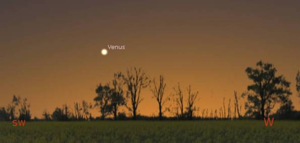 Venus in twilight