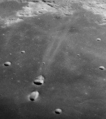 Messier craters from the Apollo astronauts