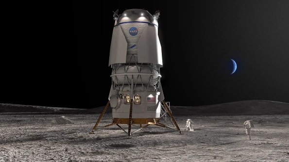 NASA picks Bezos' Blue Origin to build second lunar lander