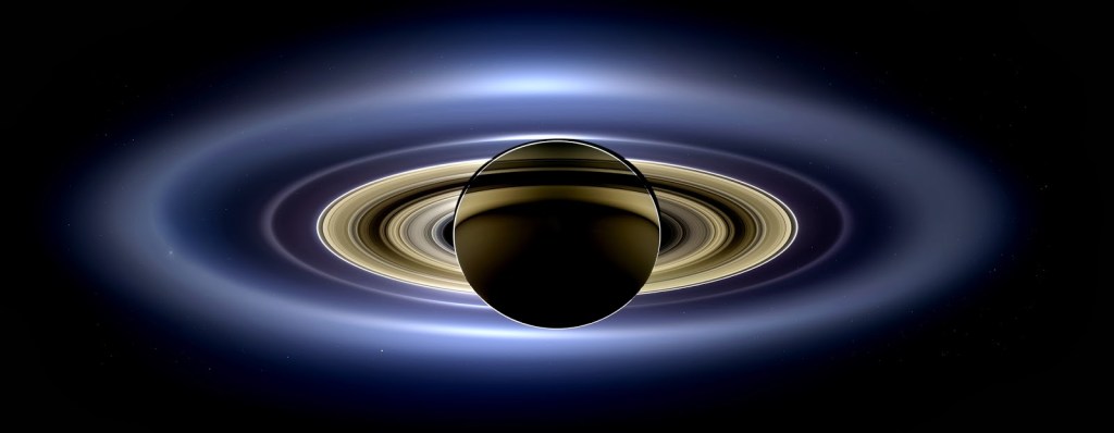 "The day the Earth smiled" image from Cassini