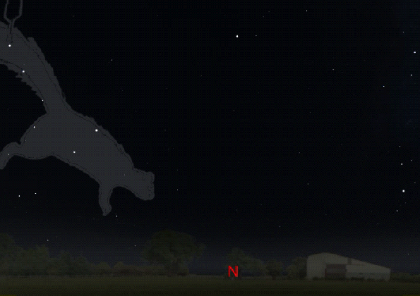 A time-lapse of several hours as the Fisher’s tail paints the trees with their autumn colors.