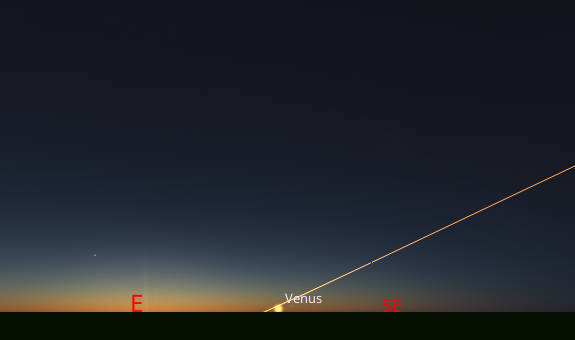 Looking east-southeast before sunrise