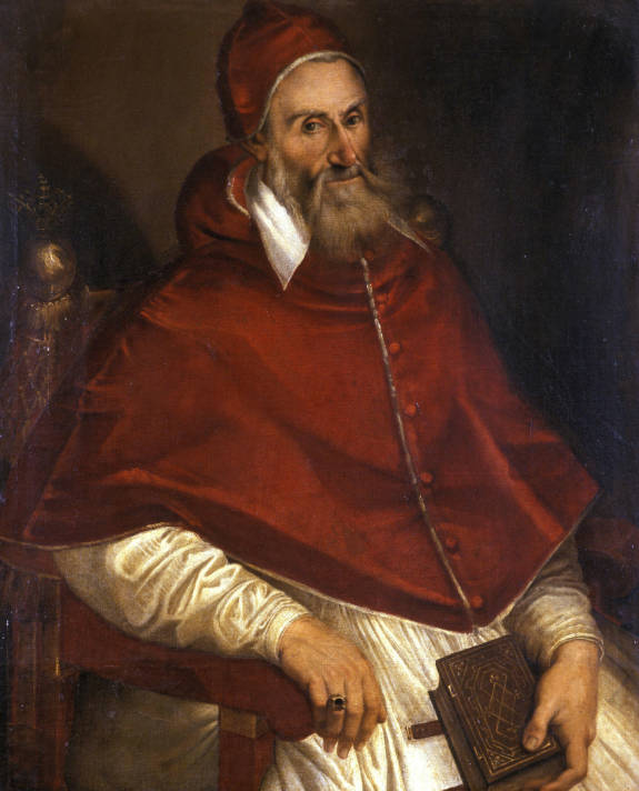 Pope Gregory XIII painting by Bartolomeo Passarotti (1529–1592)