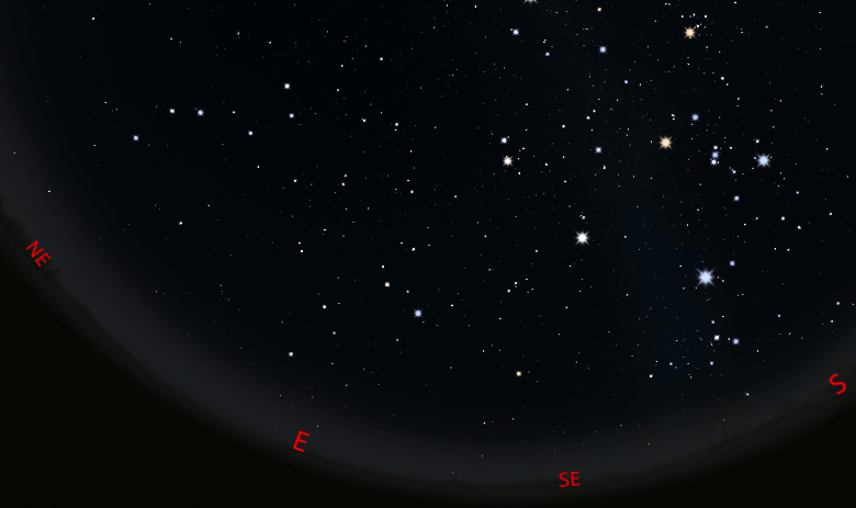 Looking at three star groups at 8 pm: The Big Dipper, Leo and Orion
