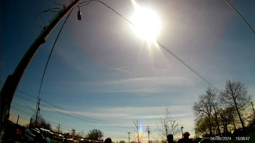 One minute after totality