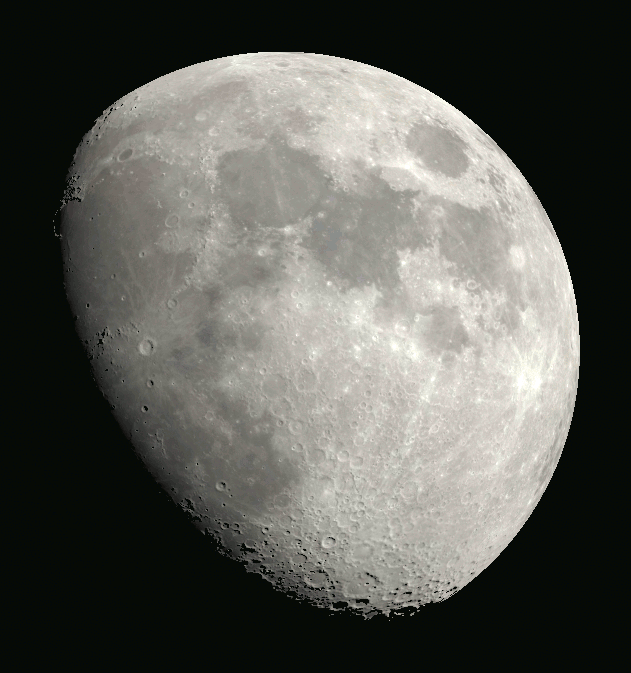 The moon tonight, April 18 2024.
