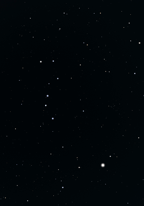 A finder chart for the constellation of Boötes and Ursa Major