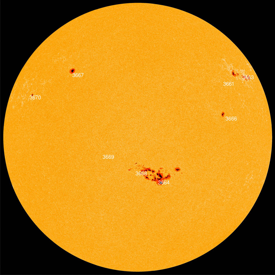 The face of the Sun on May 8th, 2024