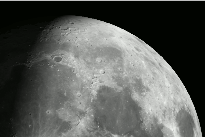 Barrow crater view on the Moon tonight