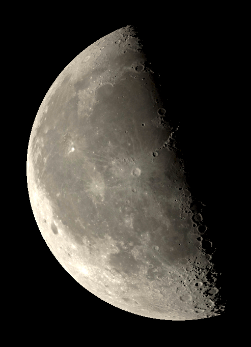 The Moon tomorrow morning