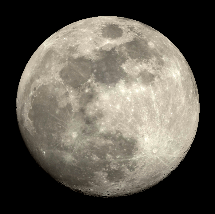 The Moon tonight, March 12th 2025, in it's 9 PM orientation, as it might appear in a small telescope