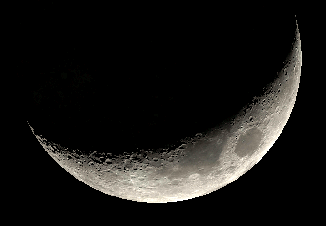The waxing crescent Moon tonight March 3rd 2025