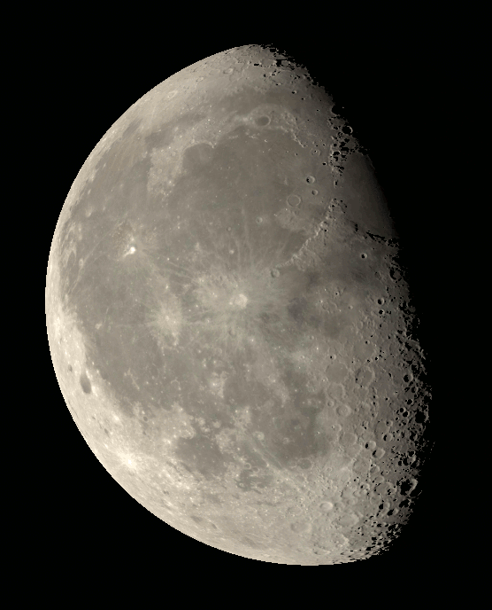 The Moon tonight, March 19th 2025
