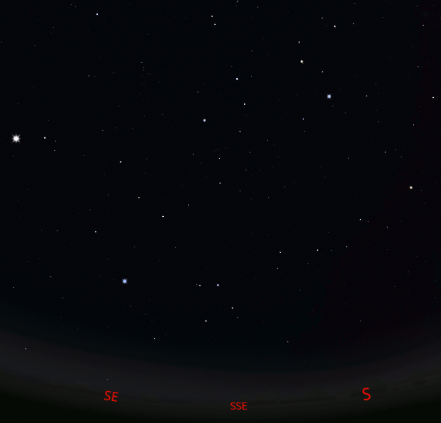 A finder chart for Corvus the crow