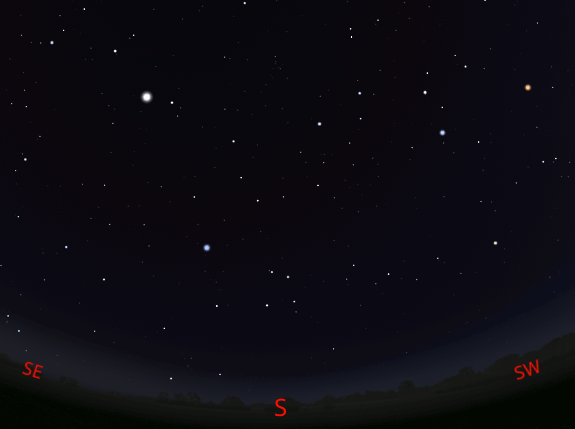 A Finder chart for the constellation Virgo