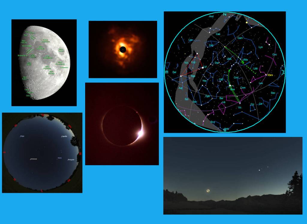 A small sample of images used to illustrate Ephemeris radio programs in this blog.