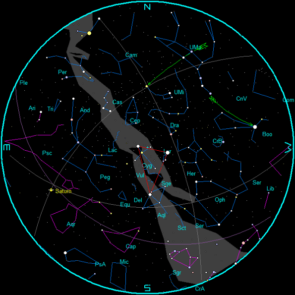Star Chart for September 2025