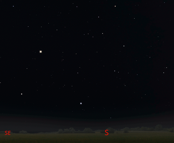 A Finder animation for Fomalhaut in three frames.