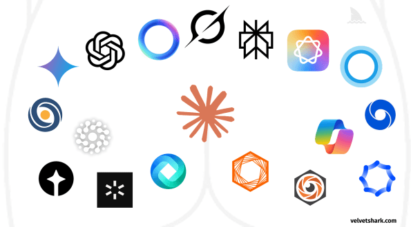 Just some of the AI corporate logos.
