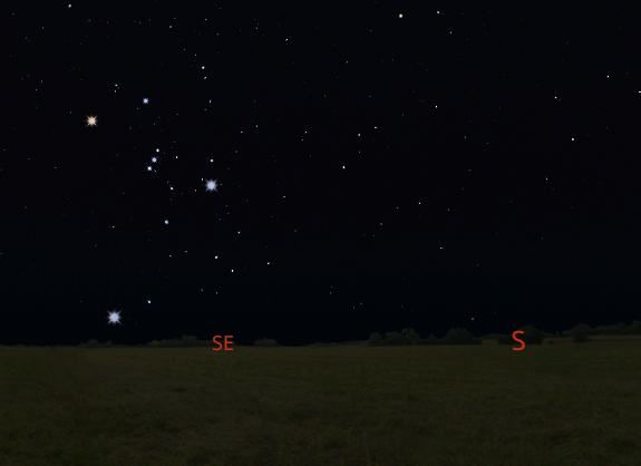 An animated finder for the river Eridanus, flowing from Rigel to Achernar. 