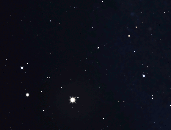 The constellation Gemini seen in four frames for 9 PM EST, January 12, 2026.