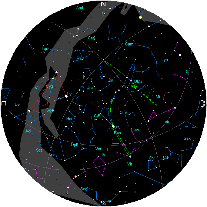 Star Chart for February mornings, 2026 (6 a.m. EST February 15, 2026).